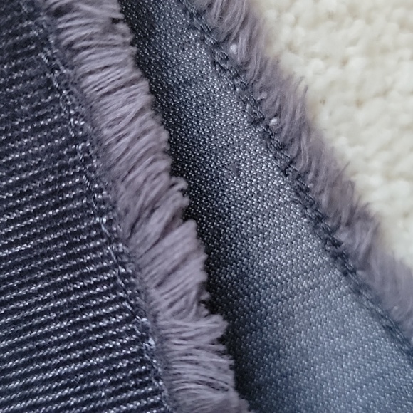 💗 GAP Corduroy Summer Shorts w Frayed Hem Gray 8 - Picture 4 of 6